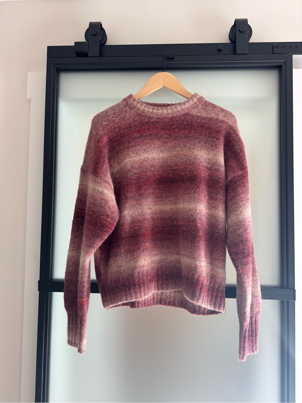 Madewell Sweater Space Dyed Drop Shoulder